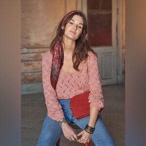 Sezane Yvette Jumper Pink XS